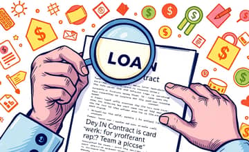 La Letra Pequeña de los Contratos de Préstamo: Claves para Entenderla